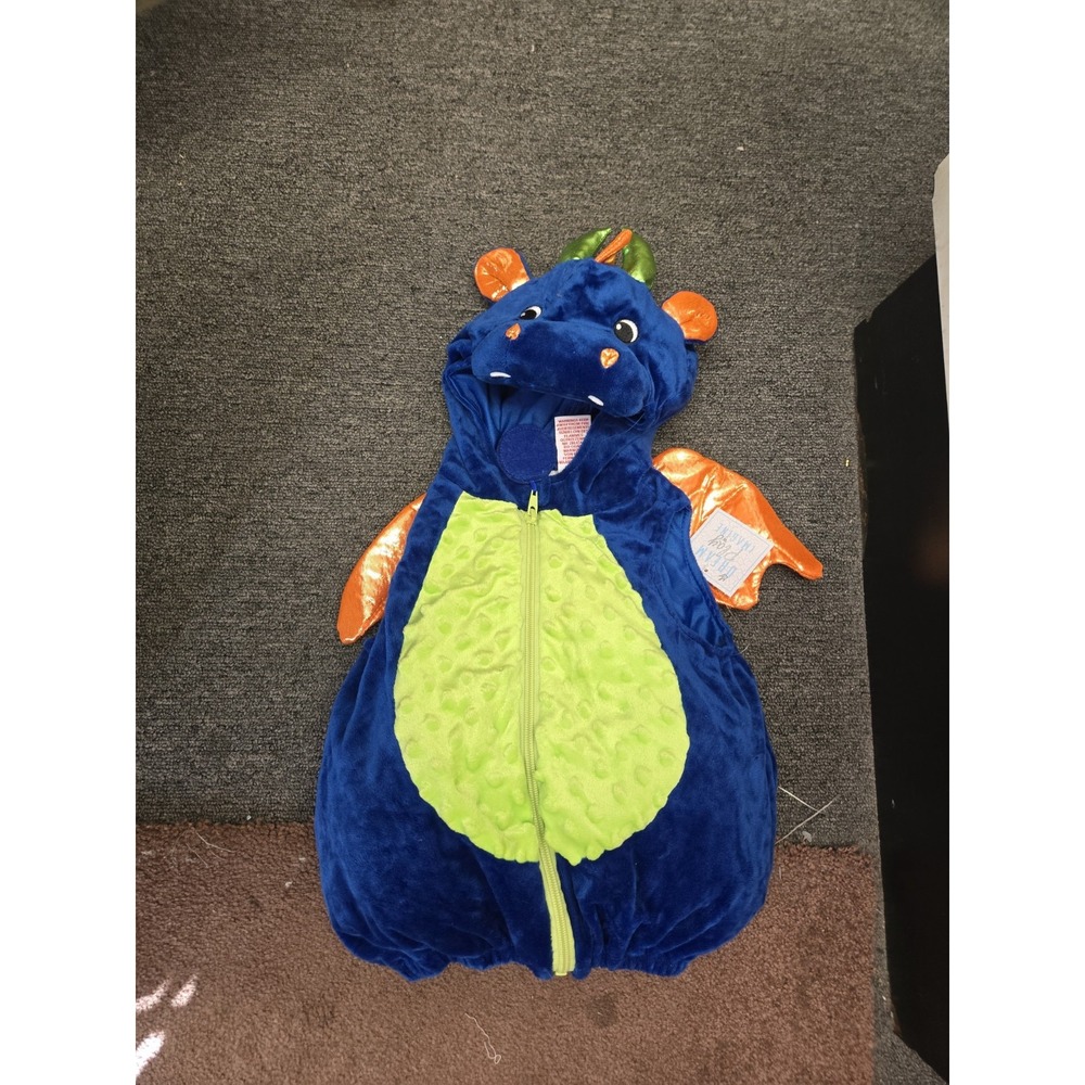 Dream Play Imagine Blue Dragon in Training Costume Infants Sz 6-9 Months